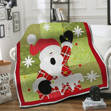 litzzy Christmas Fleece Blanket HST19101250 Fleece Blanket   