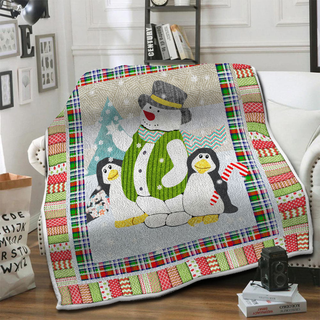 litzzy Christmas Fleece Blanket HST19101971 Fleece Blanket   