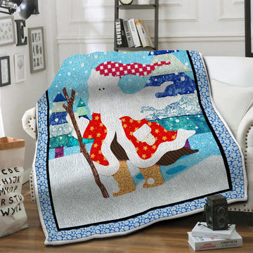 litzzy Christmas Fleece Blanket HST19101972 Fleece Blanket   