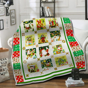 litzzy Christmas Fleece Blanket LML221005 Fleece Blanket   