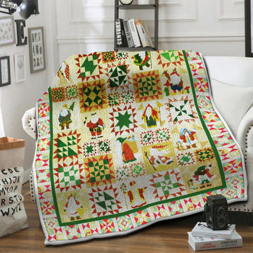 litzzy Christmas Fleece Blanket LML221008 Fleece Blanket   