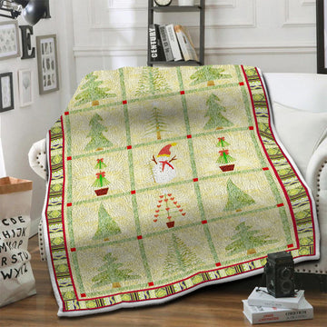 litzzy Christmas Fleece Blanket LML261002TD Fleece Blanket   