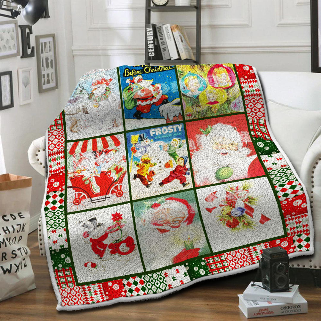 litzzy Christmas Fleece Blanket LML261003VT Fleece Blanket   