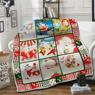 litzzy Christmas Fleece Blanket LML261003VT Fleece Blanket   