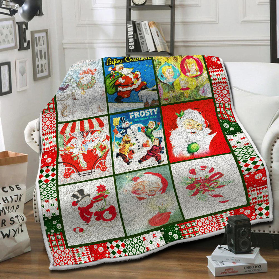 litzzy Christmas Fleece Blanket LML281001VT Fleece Blanket   