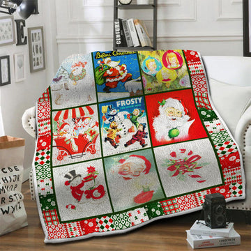 litzzy Christmas Fleece Blanket LML281001VT Fleece Blanket   