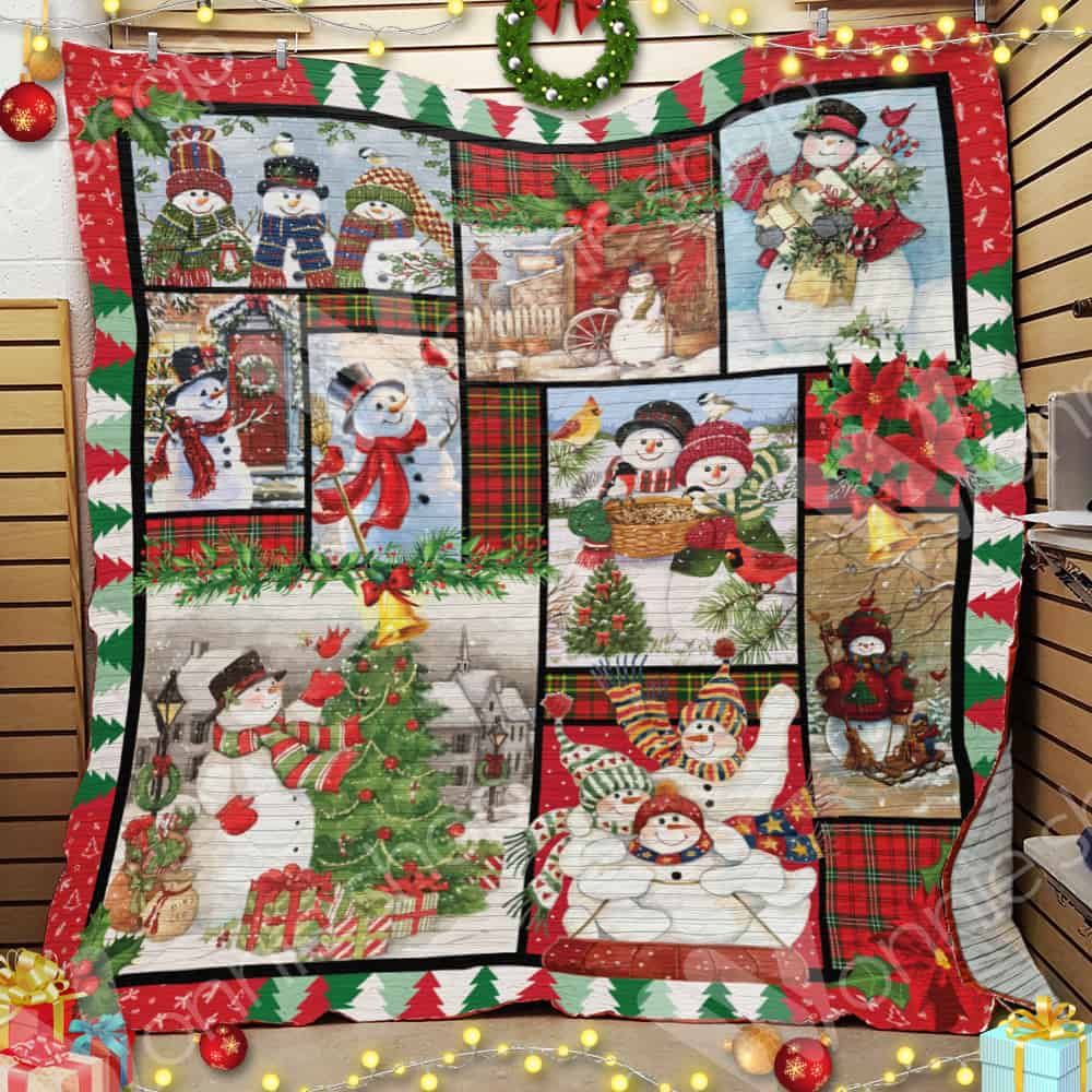 litzzy Christmas 2 GS-CL-LD3110 Fleece Blanket Quilt Blanket   