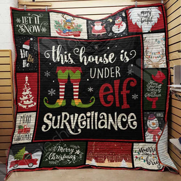 litzzy Christmas 2 GS-CL-NT0111 Fleece Blanket Quilt Blanket   