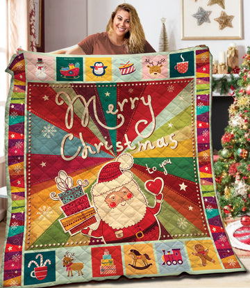 litzzy Christmas AAA121102TA Fleece Blanket Quilt Blanket   