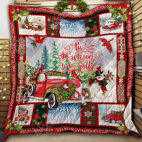 litzzy Christmas CL18100165MDQ Fleece Blanket Quilt Blanket   