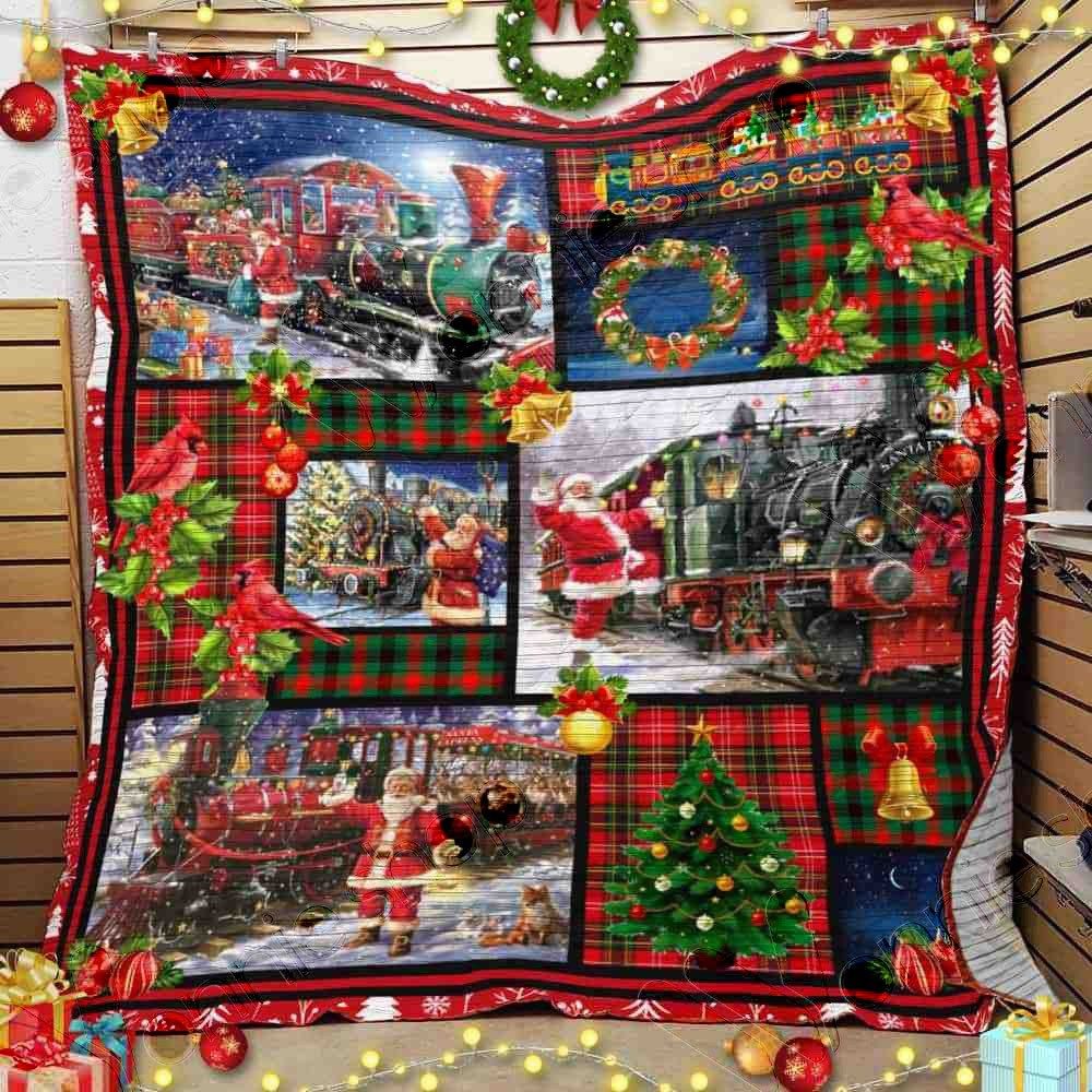 litzzy Christmas CLA0412664Q Fleece Blanket Quilt Blanket   