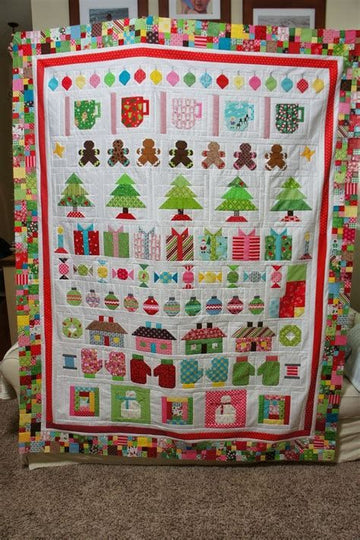litzzy Christmas CLA1110100Q Fleece Blanket Quilt Blanket   