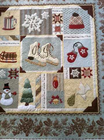 litzzy Christmas CLA1110121Q Fleece Blanket Quilt Blanket   