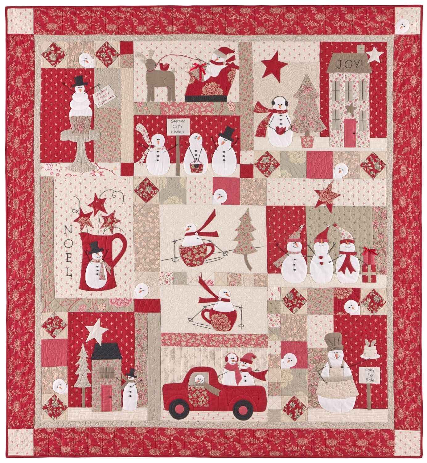 litzzy Christmas CLA1110132Q Fleece Blanket Quilt Blanket   