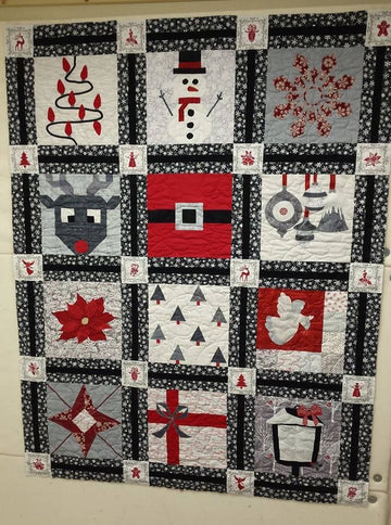 litzzy Christmas CLA2110098Q Fleece Blanket Quilt Blanket   