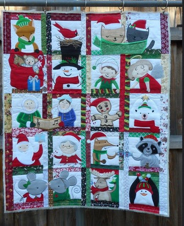 litzzy Christmas CLA2111186Q Fleece Blanket Quilt Blanket   
