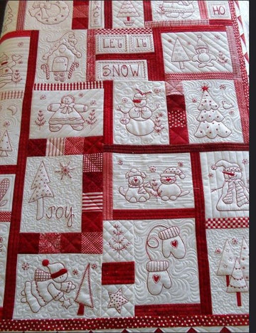 litzzy Christmas CLA3010242Q Fleece Blanket Quilt Blanket   