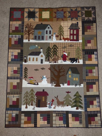 litzzy Christmas CLM010709 Fleece Blanket Quilt Blanket   