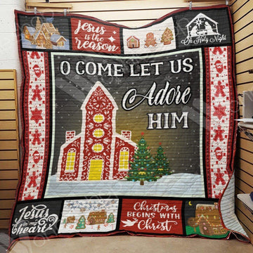litzzy Christmas CLM2011279 Fleece Blanket Quilt Blanket   