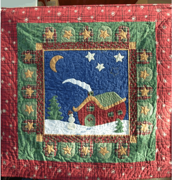 litzzy Christmas CLM2211164 Fleece Blanket Quilt Blanket   