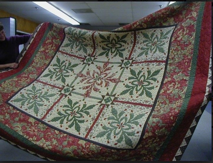 litzzy Christmas Cactus CLA2110114Q Fleece Blanket Quilt Blanket   