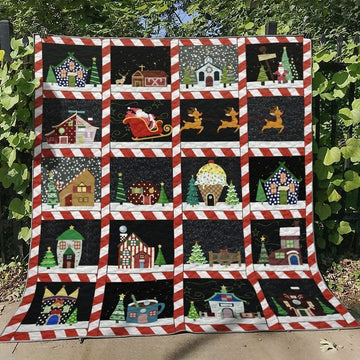 litzzy Christmas NT120711 Fleece Blanket Quilt Blanket   
