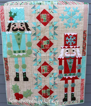 litzzy Christmas Nutcracker CLH2111157Q Fleece Blanket Quilt Blanket   