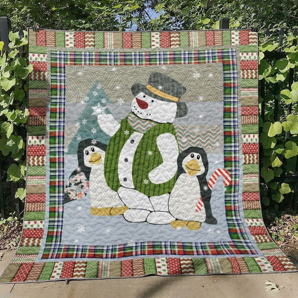 litzzy Christmas PD240608 Fleece Blanket Quilt Blanket   