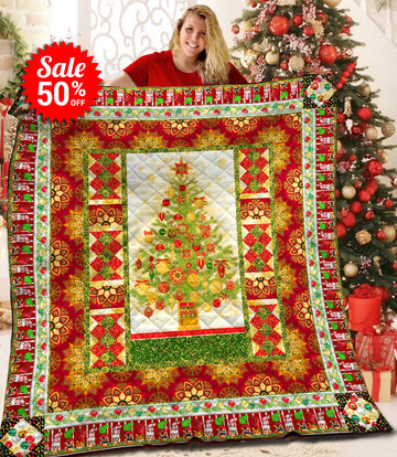litzzy Christmas Fleece Blanket BBB131223SM Quilt Blanket   