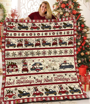 litzzy Christmas Fleece Blanket BBB221009 Quilt Blanket   