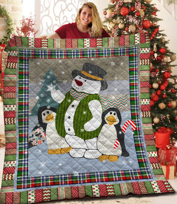 litzzy Christmas Fleece Blanket CCC19101971 Quilt Blanket   