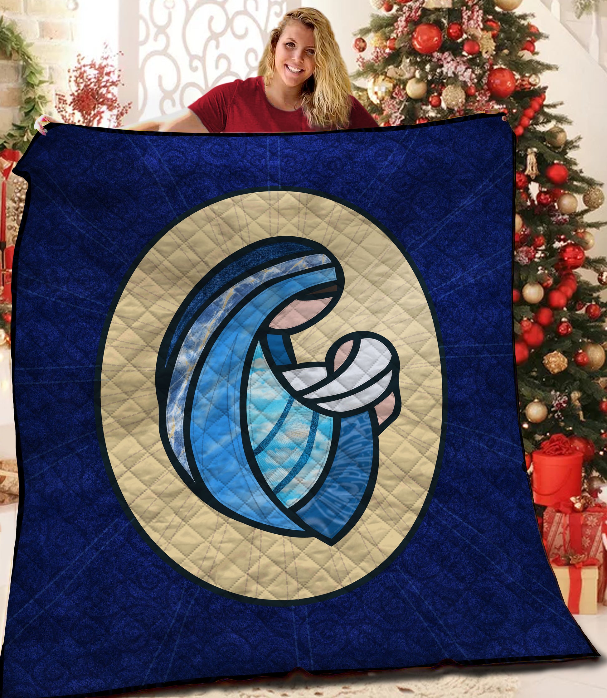 litzzy Christmas Fleece Blanket CCC19102094 Quilt Blanket   