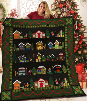 litzzy Christmas Fleece Blanket CCC19102095 Quilt Blanket   