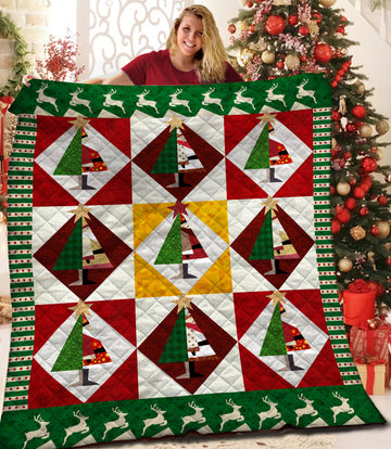 litzzy Christmas Fleece Blanket CCC19102096 Quilt Blanket   