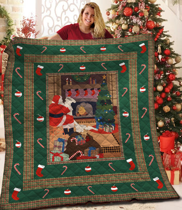 litzzy Christmas Fleece Blanket CCC19103755 Quilt Blanket   