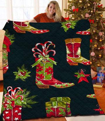 litzzy Christmas Fleece Blanket CCC25102320 Quilt Blanket   