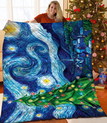 litzzy Christmas Fleece Blanket CCC25102322 Quilt Blanket   