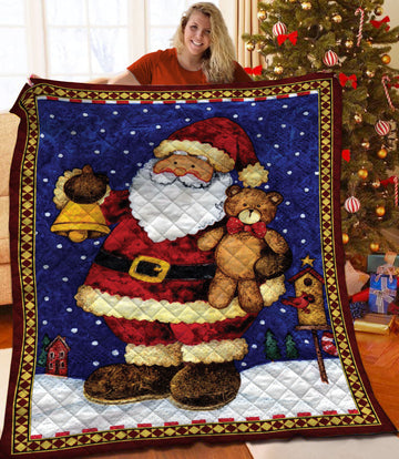 litzzy Christmas Fleece Blanket CCC25102323 Quilt Blanket   