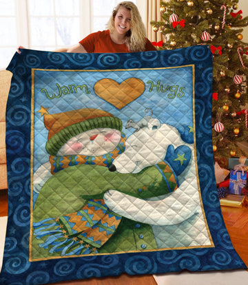 litzzy Christmas Fleece Blanket CCC25102324 Quilt Blanket   