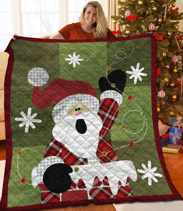 litzzy Christmas Fleece Blanket CCC25102332 Quilt Blanket   