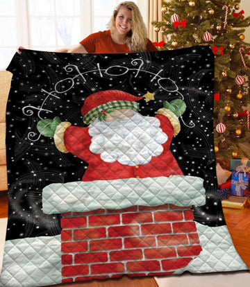 litzzy Christmas Fleece Blanket CCC25102333 Quilt Blanket   