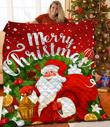 litzzy Christmas Fleece Blanket CCC25102336 Quilt Blanket   