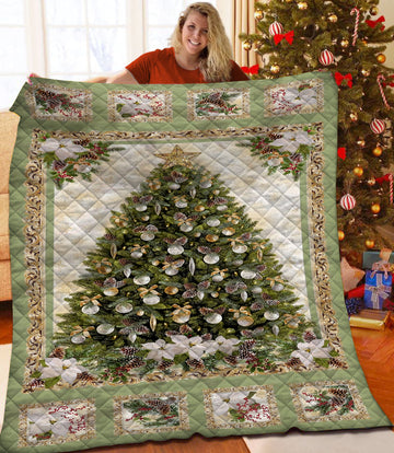 litzzy Christmas Fleece Blanket CCC25102339 Quilt Blanket   