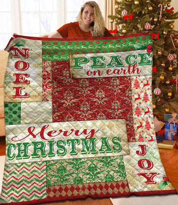 litzzy Christmas Fleece Blanket CCC25102345 Quilt Blanket   