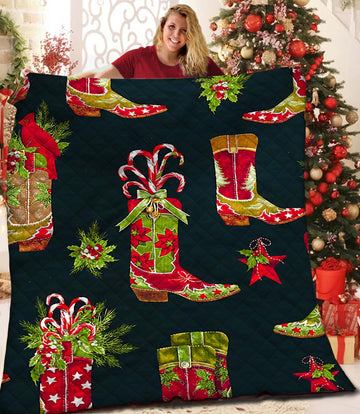litzzy Christmas Fleece Blanket CCC2610212 Quilt Blanket   
