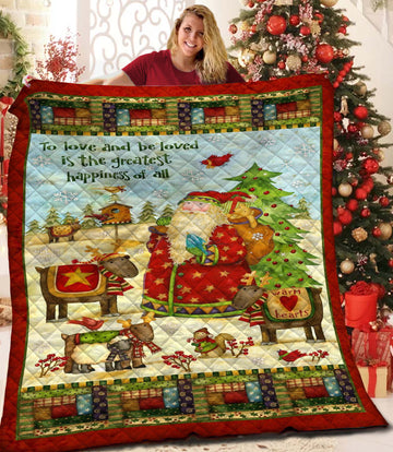 litzzy Christmas Fleece Blanket CCC2610214 Quilt Blanket   