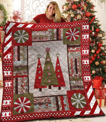 litzzy Christmas Fleece Blanket LML221006 Quilt Blanket   