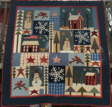 litzzy Christmas Snowman CLA1110163Q Fleece Blanket Quilt Blanket   