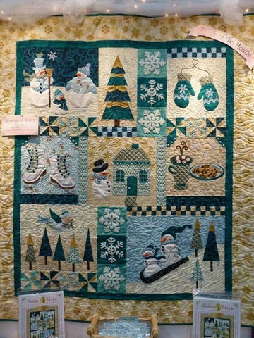 litzzy Christmas Snowman CLA1110167Q Fleece Blanket Quilt Blanket   