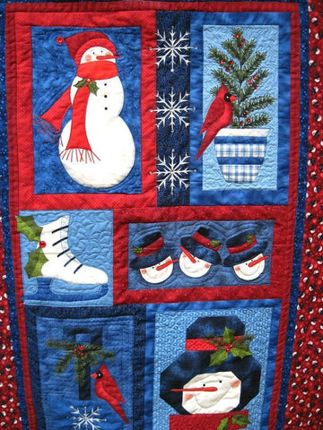 litzzy Christmas Snowman CLA1110177Q Fleece Blanket Quilt Blanket   